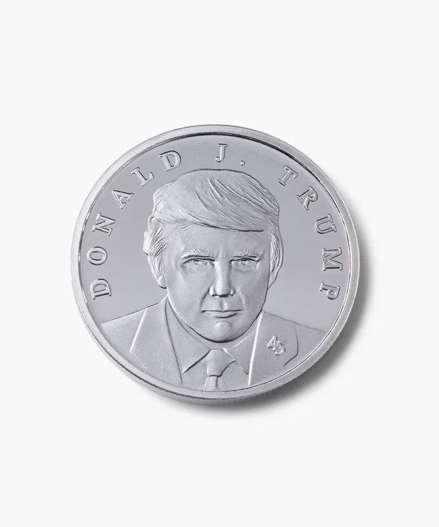 President Trump First Collectible 2025 Edition Silver Medallion!