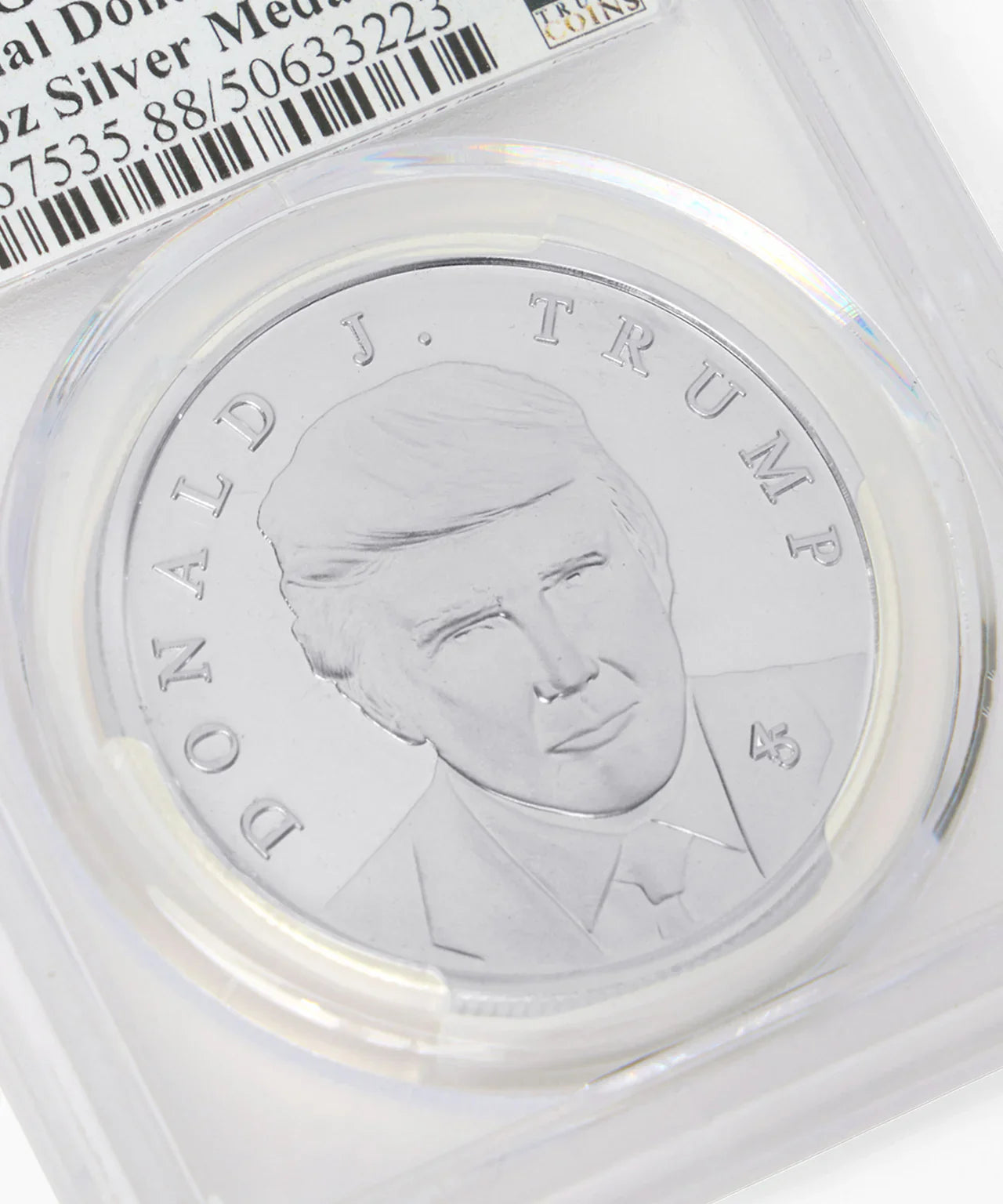 President Trump First Collectible 2025 Edition Silver Medallion!