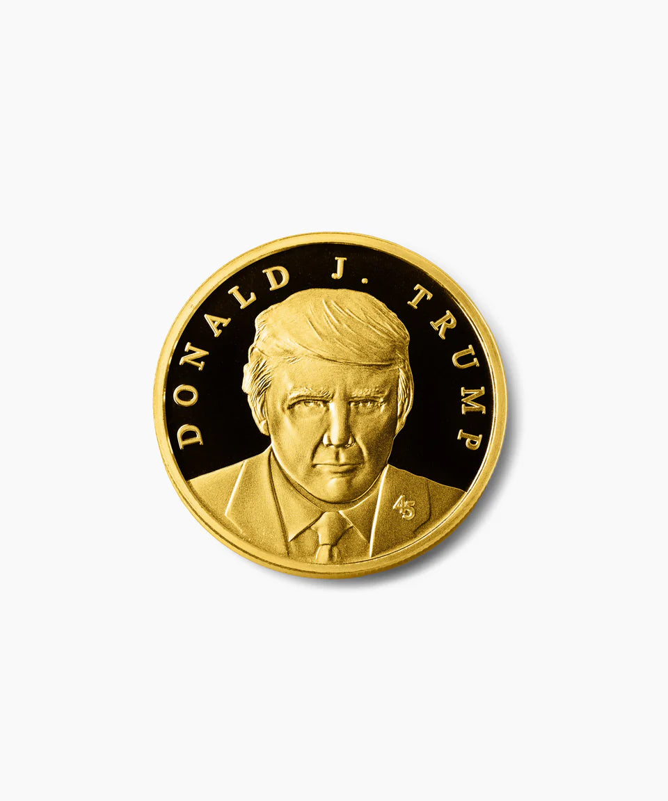 President Trump Victory Gold Inauguration Medallion !