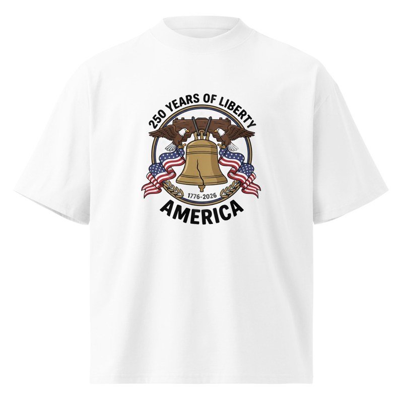 Unisex organic oversized high neck t-shirt
