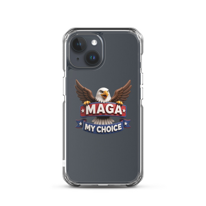 My Choice MAGA Clear Case for iPhone®