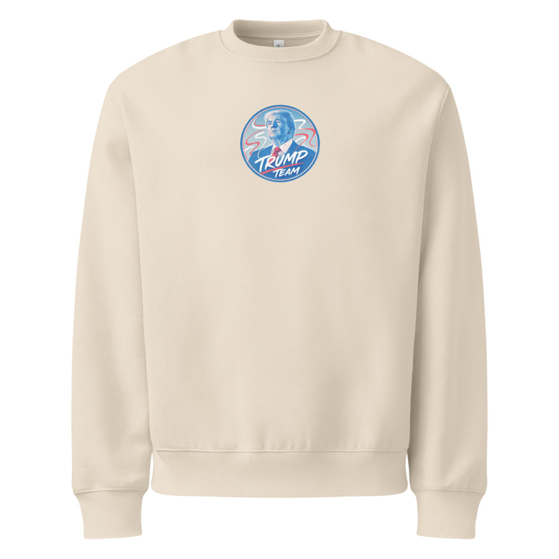 Oversized heavyweight sweatshirt TRUMP TEAM