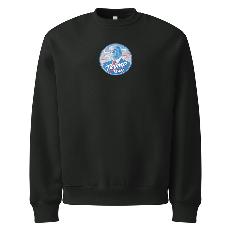Oversized heavyweight sweatshirt TRUMP TEAM