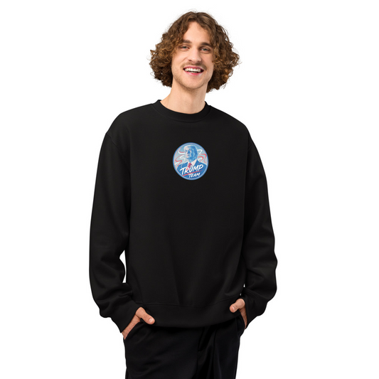 Oversized heavyweight sweatshirt TRUMP TEAM