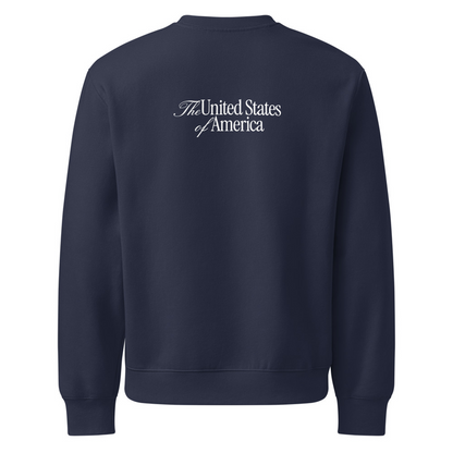 Oversized heavyweight sweatshirt TRUMP TEAM