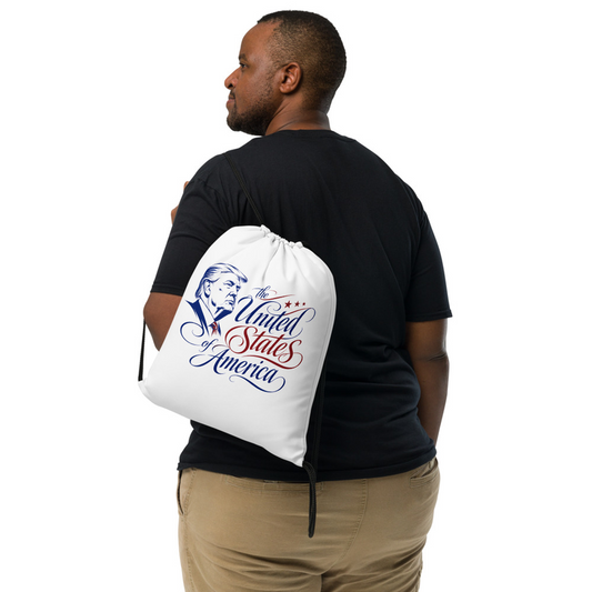 Trump America Drawstring bag