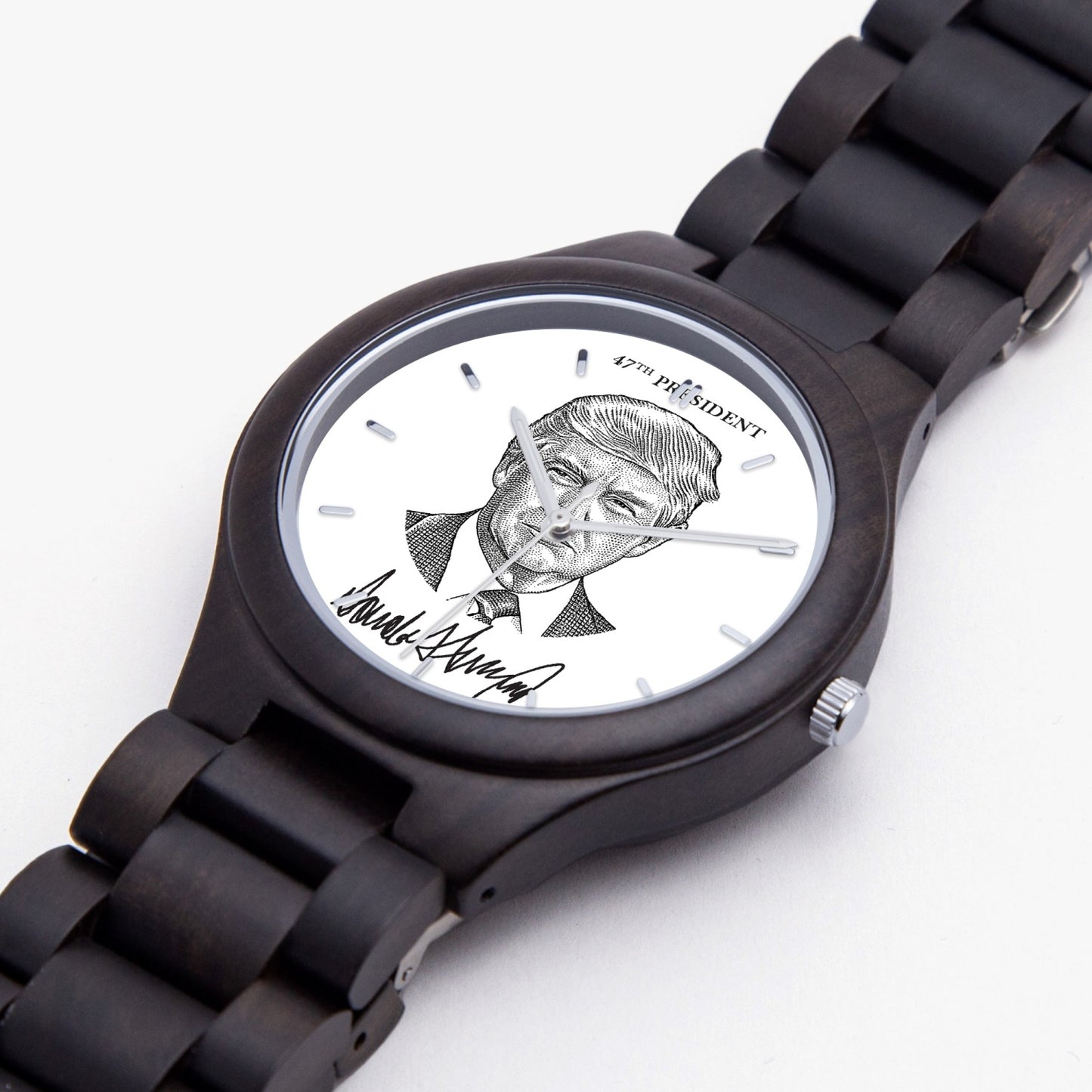 Victory Black Trump President 47 Watch