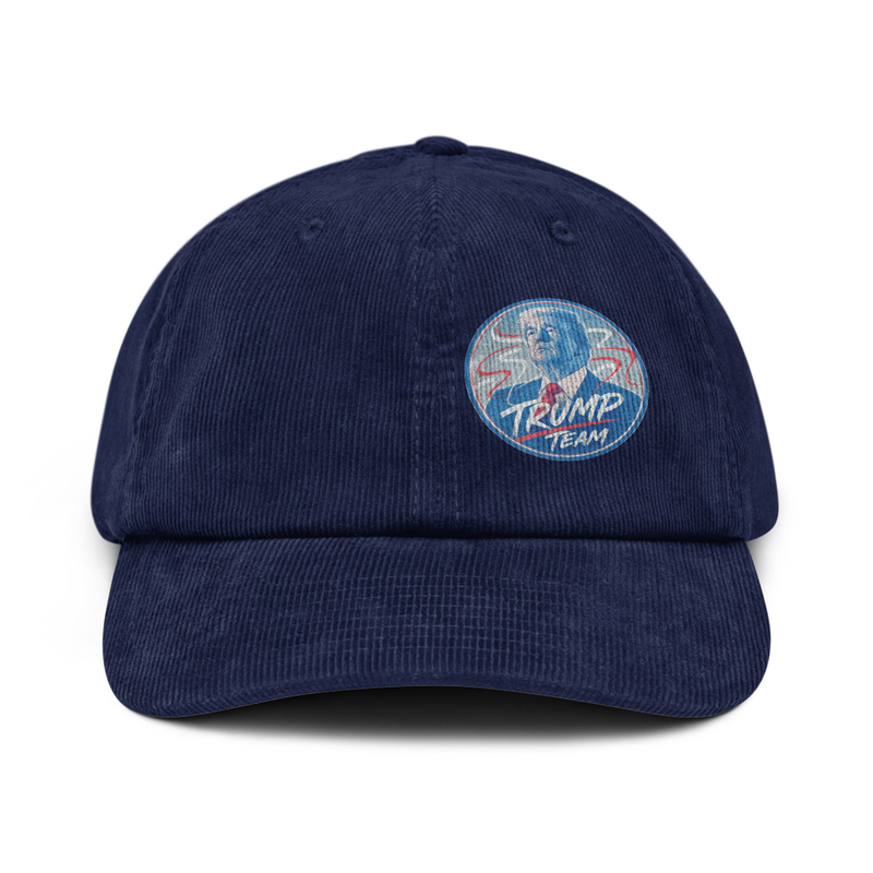 Corduroy hat TRUMP TEAM