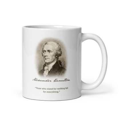 White glossy mug