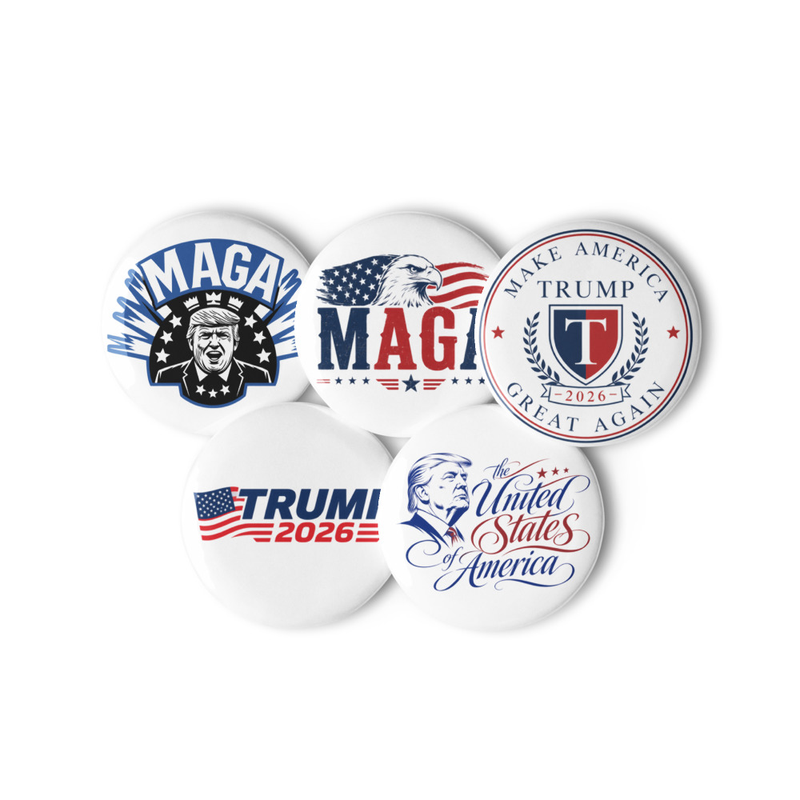 MAGA Set of pin buttons