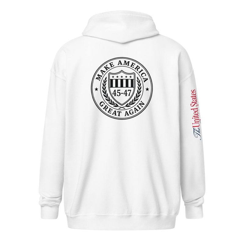 Heavy blend zip hoodie MAGA 45-47
