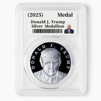 President Trump First Collectible 2025 Edition Silver Medallion!