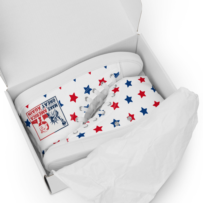 Men’s high top canvas shoes