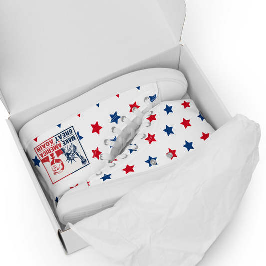 Men’s high top canvas shoes
