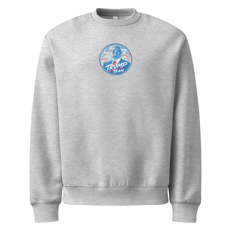 Oversized heavyweight sweatshirt TRUMP TEAM