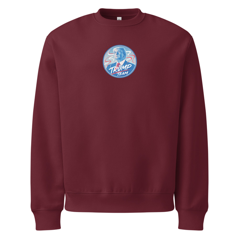 Oversized heavyweight sweatshirt TRUMP TEAM