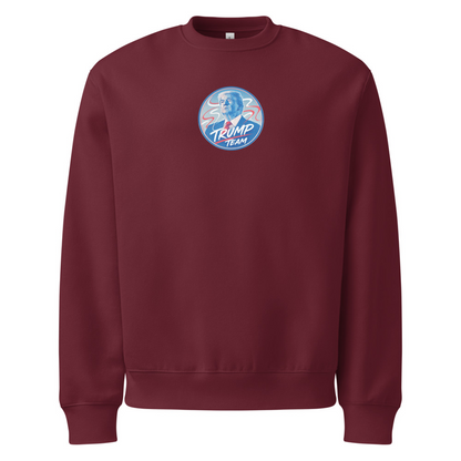 Oversized heavyweight sweatshirt TRUMP TEAM