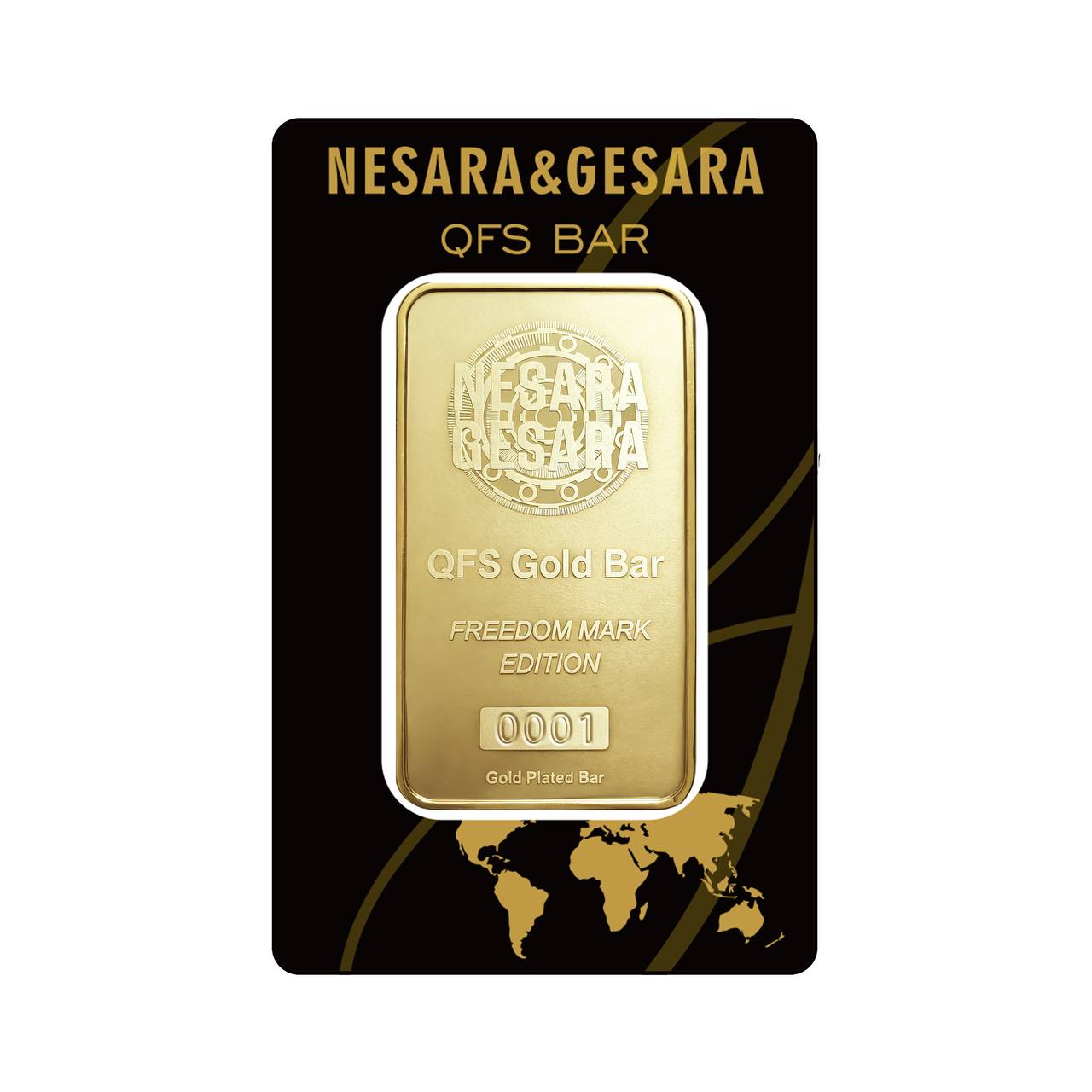 Nesara Gesara QFS Gold Bar