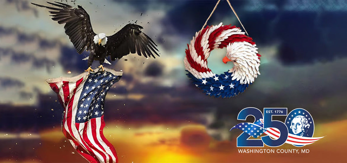 MAGA Brave Wings Wreath