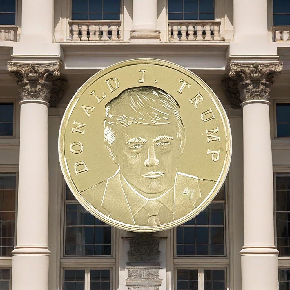 President Trump Collectible Victory Gold Coin 2025 - 47 President Edition!