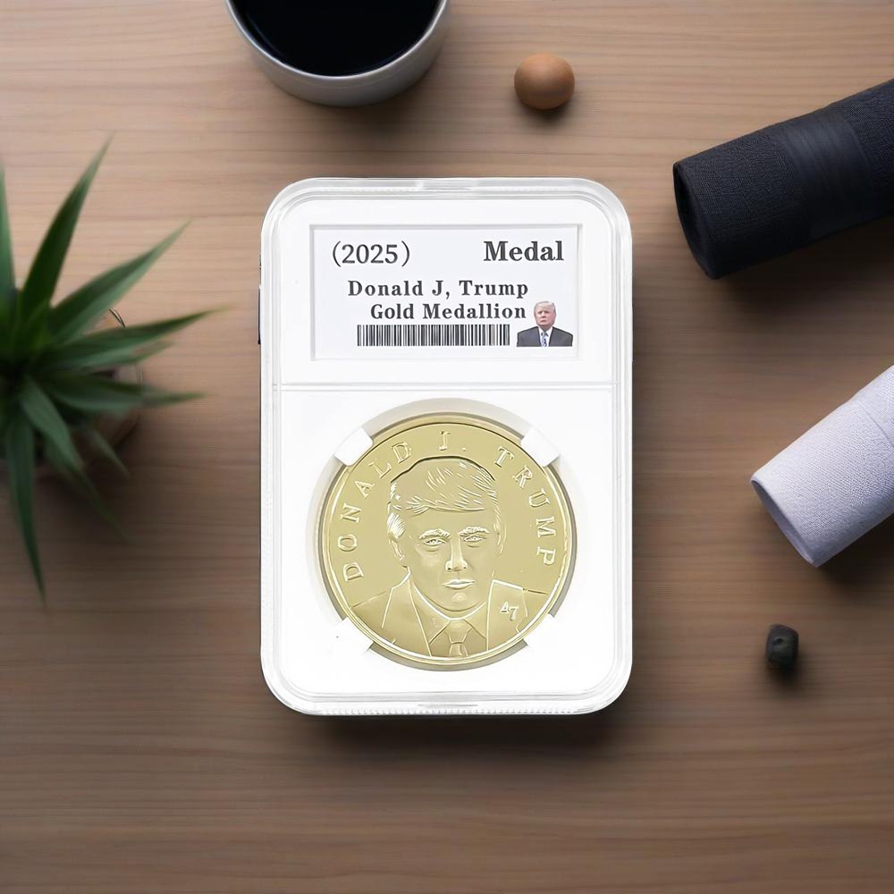 President Trump Collectible Victory Gold Coin 2025 - 47 President Edition!