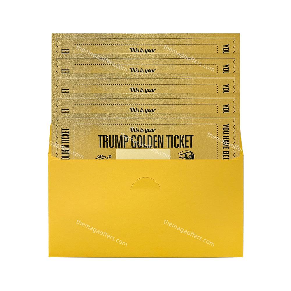 Trump Gold Scratch Tickets