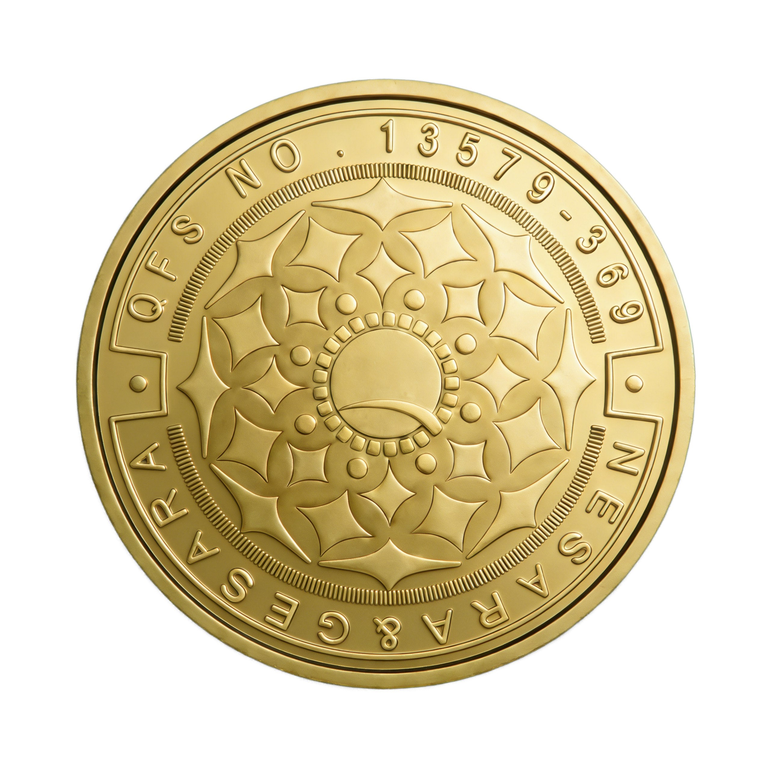 Nesara Gesara QFS Gold Coin