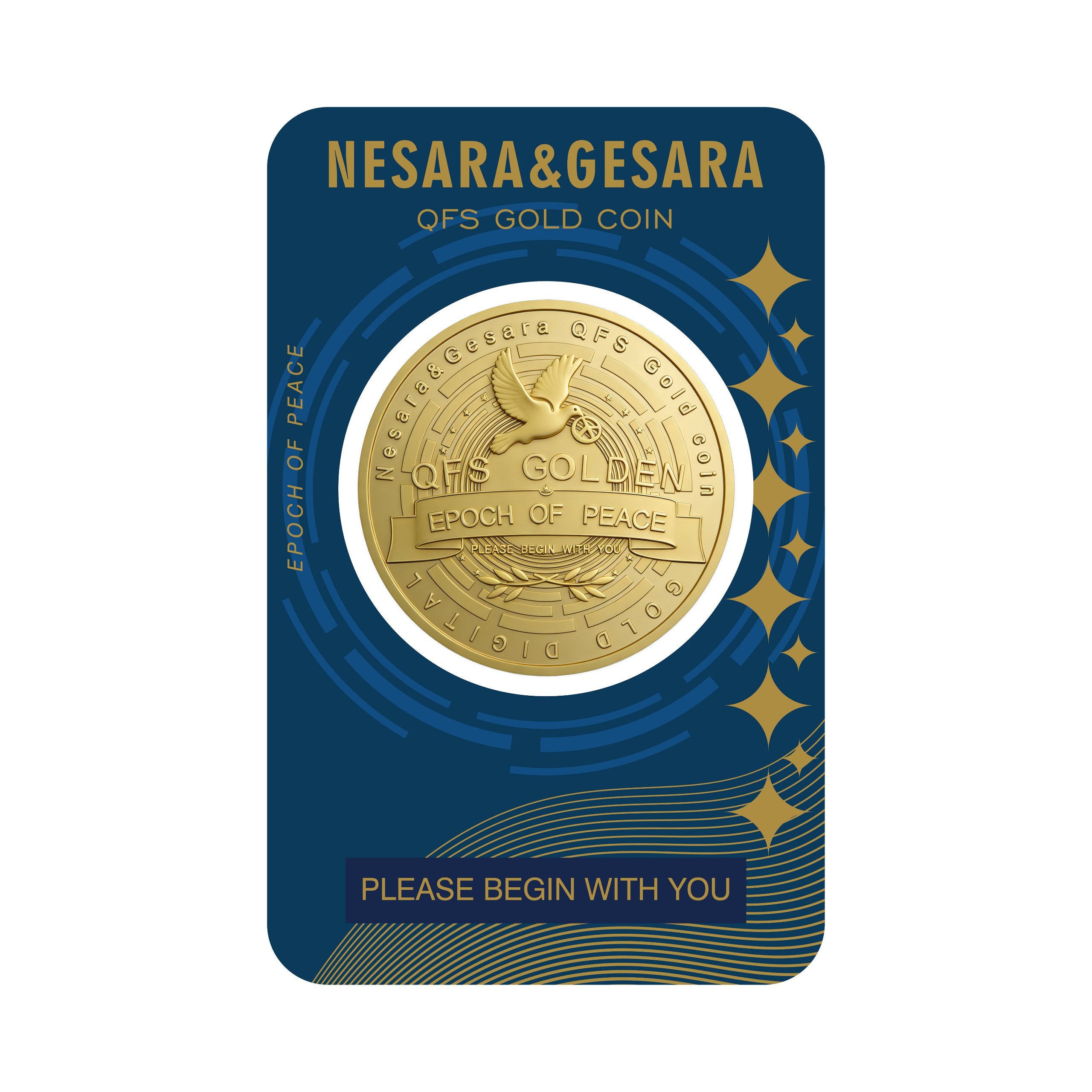 Nesara Gesara QFS Gold Coin
