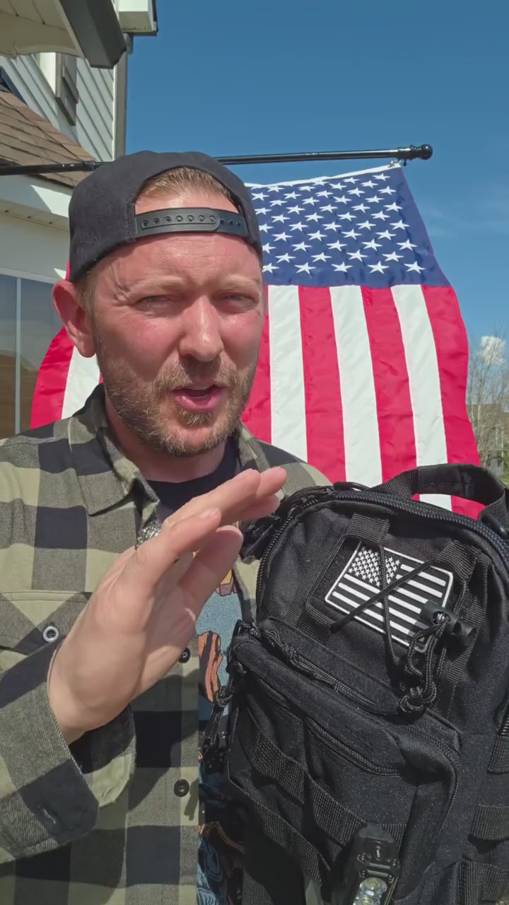 FREE Military Shoulder Bag + StrikePocket Knive