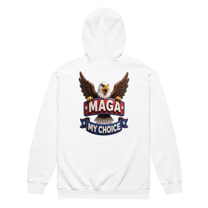 My Choice MAGA heavy blend zip hoodie