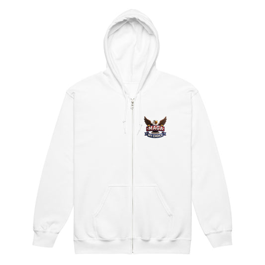 My Choice MAGA heavy blend zip hoodie