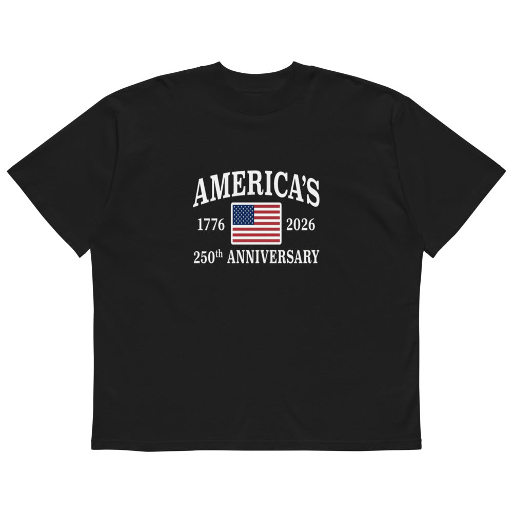Unisex organic oversized high neck t-shirt
