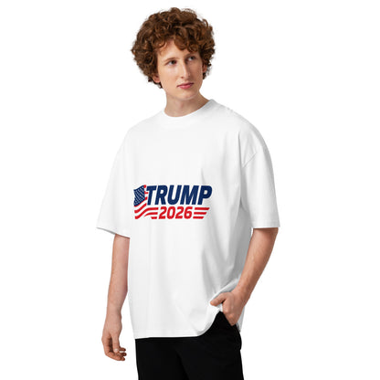 TRUMP 2026 Unisex organic oversized high neck t-shirt