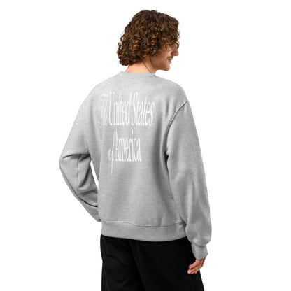 Oversized heavyweight sweatshirt TRUMP TEAM