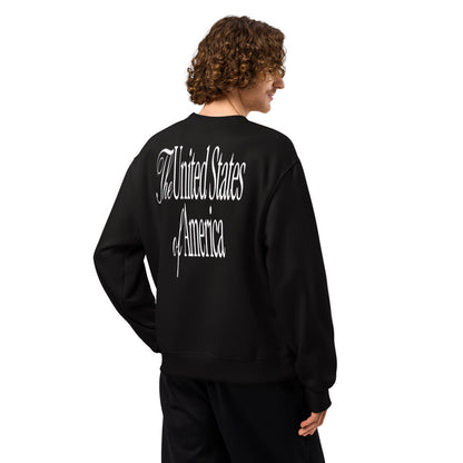 Oversized heavyweight sweatshirt TRUMP TEAM