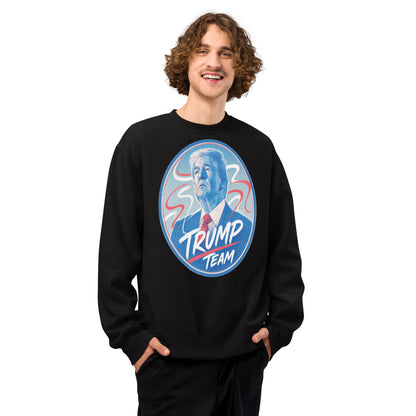Oversized heavyweight sweatshirt TRUMP TEAM