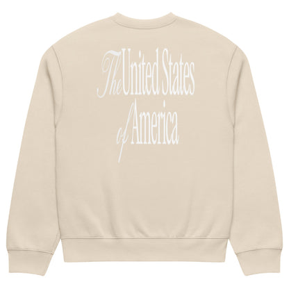 Oversized heavyweight sweatshirt TRUMP TEAM