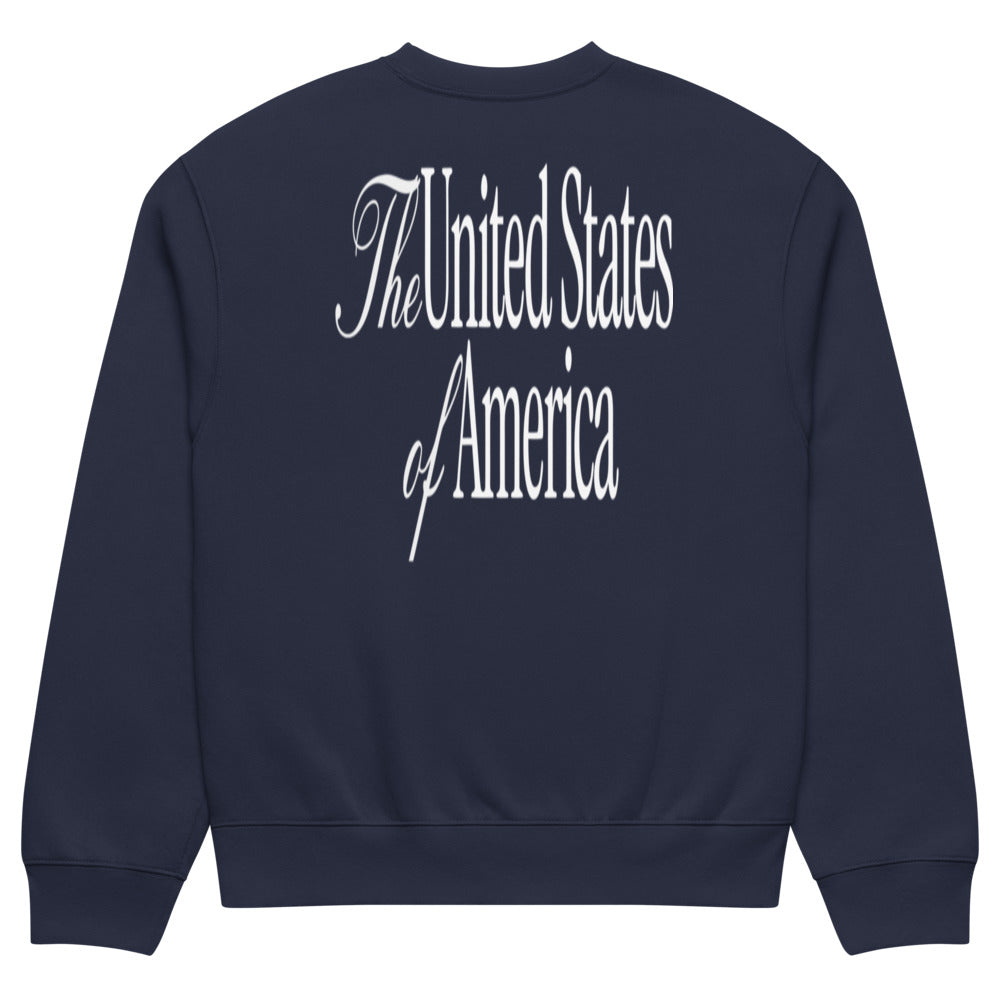 Oversized heavyweight sweatshirt TRUMP TEAM