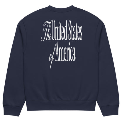 Oversized heavyweight sweatshirt TRUMP TEAM