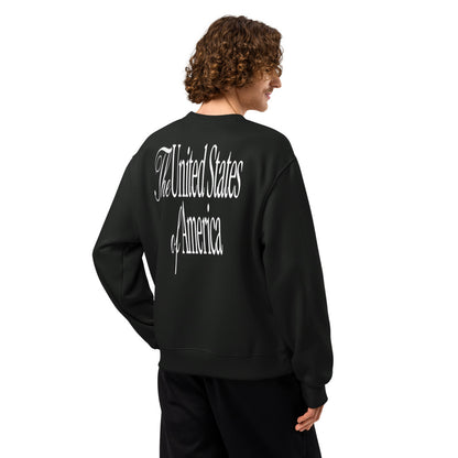 Oversized heavyweight sweatshirt TRUMP TEAM
