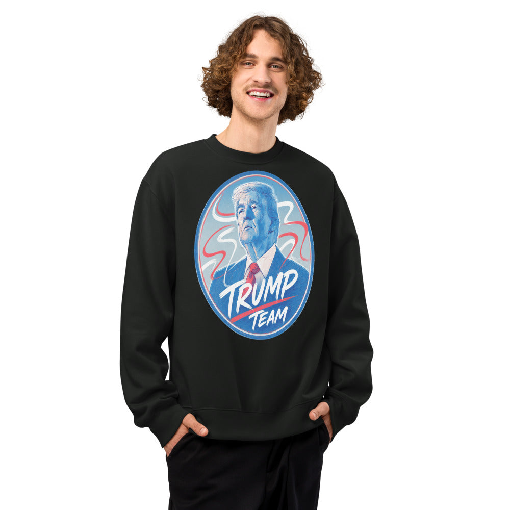 Oversized heavyweight sweatshirt TRUMP TEAM